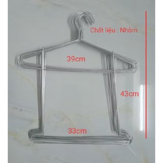 Combo 10 Móc treo đồ bộ người lớn