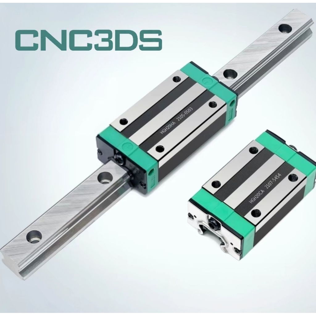 Bộ Thanh Ray HGR20 + Con Trượt Vuông: HGH20CA Tiêu Chuẩn Hiwin
