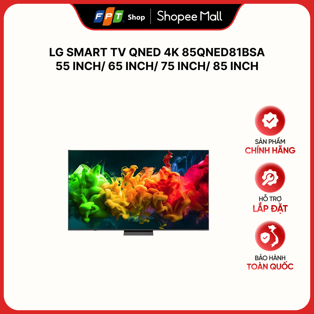 LG Smart TV QNED 4K 85QNED81BSA 55 inch/ 65 inch/ 75 inch/ 85 inch