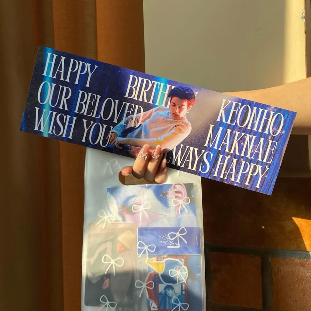 In Slogan/ Banner 2 Mặt Size 10x30cm - In theo yêu cầu