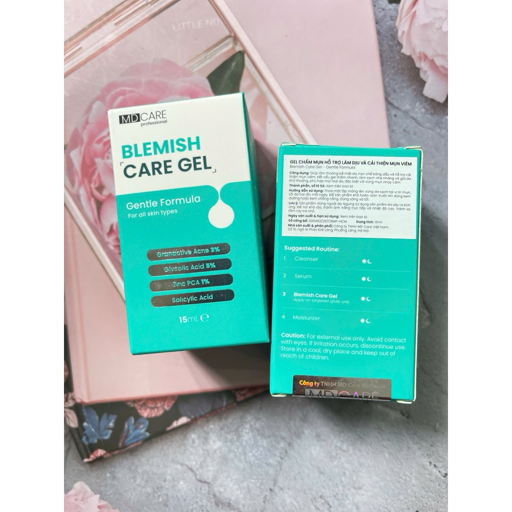 (hàng cty) gel chấm mụn MDCARE hiệu quả lành tính