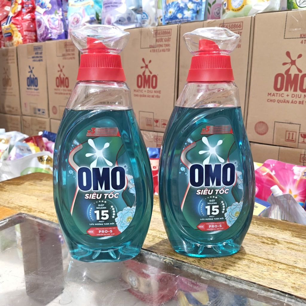 COMBO Nước giặt Omo Siêu Tốc đầu tiên tại Việt Nam, được thiết kế riêng cho chu trình giặt nhanh | C