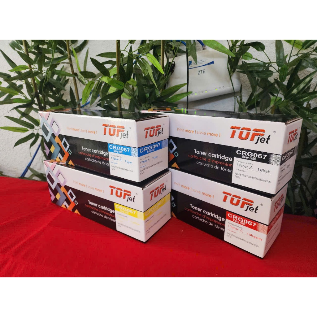Hộp mực Topjet crg067 sử dụng cho máy canon LBP 631Cw, 633Cdw, MF651Cw, 655Cdw, 657Cdw