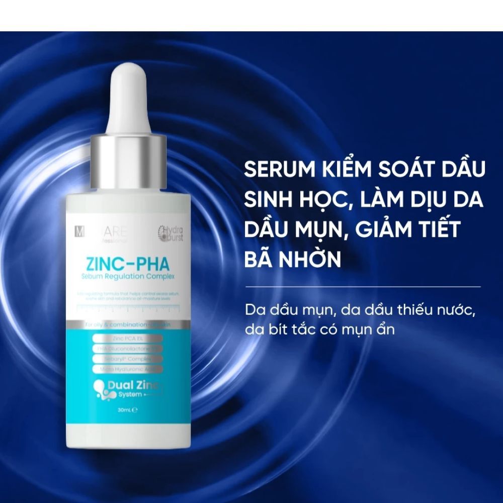 Ảnh 4 của Serum MD CARE Zinc-PHA Sebum Regulation Complex giảm bã nhờn, kiểm soát dầu sinh học.