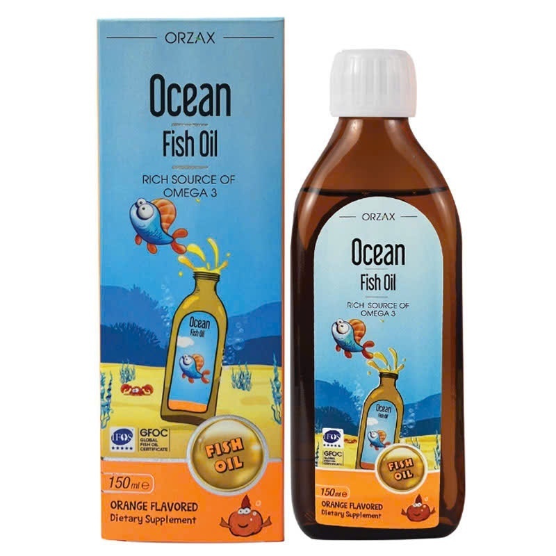H11_ [Kèm quà]  Thực phẩm bảo vệ sức khỏe: OCEAN ORANGE FLAVORED FISH OIL