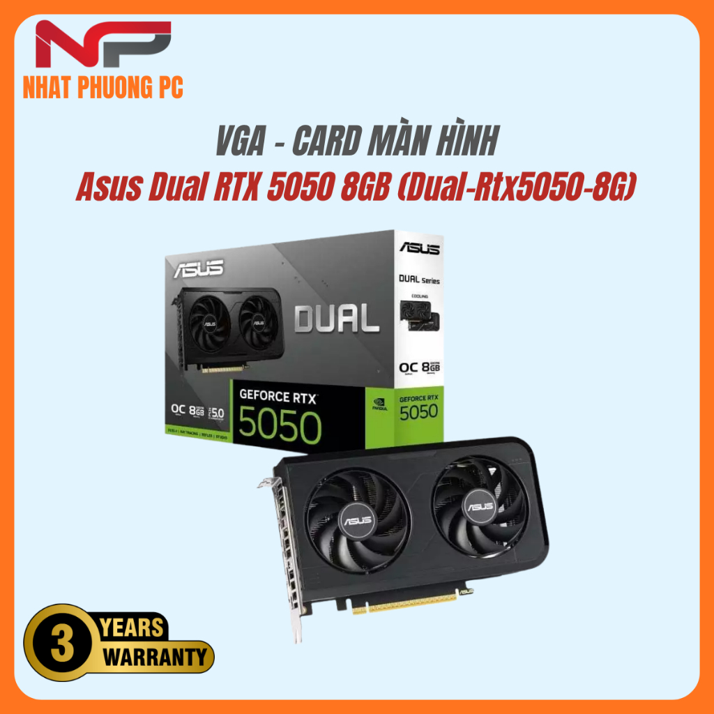 Card màn hình Asus Dual RTX 5050 8GB (Dual-Rtx5050-8G)