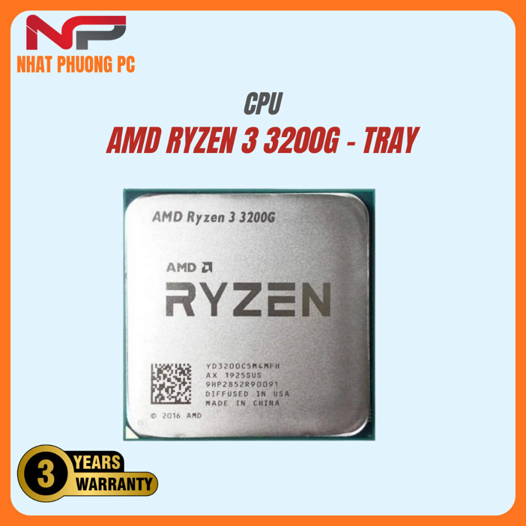 CPU AMD RYZEN 3 3200G TRAY NEW