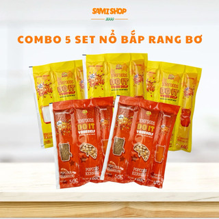 [ COMBO TIẾT KIỆM ] Combo set 5 gói làm bắp rang bơ tại nhà_ Samishop2000