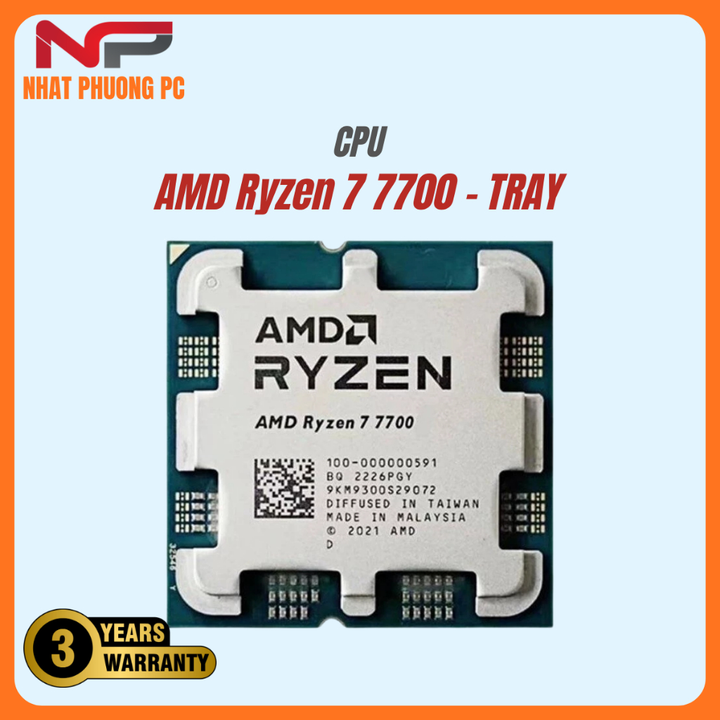 CPU AMD Ryzen 7 7700 - TRAY