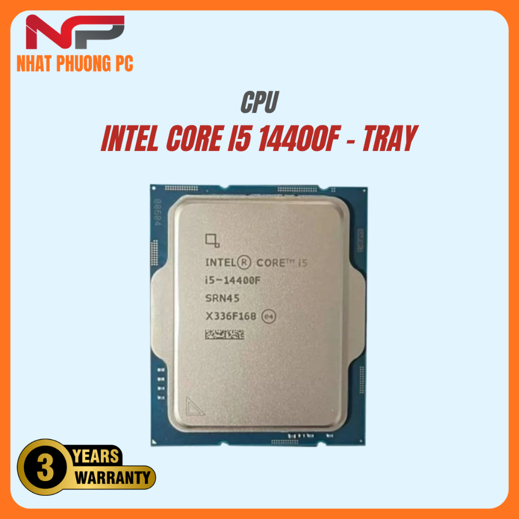 CPU INTEL CORE I5 14400F TRAY SK 1700 NEW