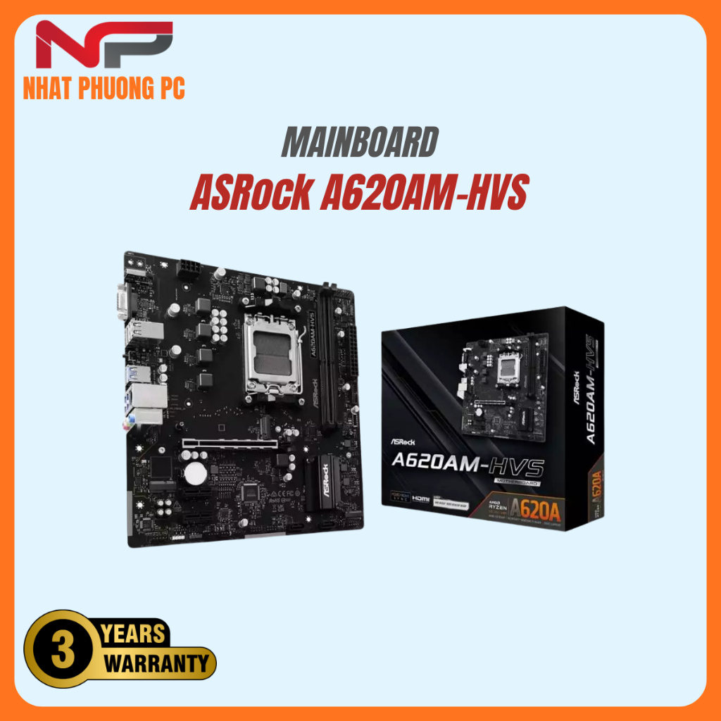 Mainboard ASRock A620AM-HVS