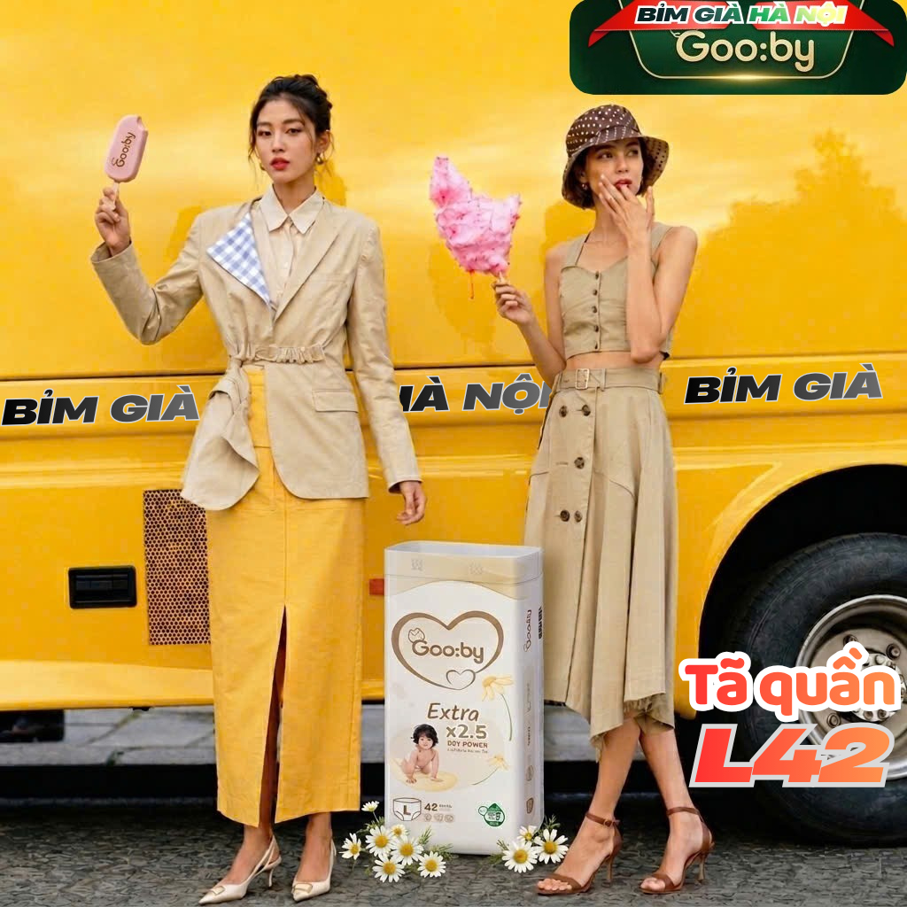 (Mua 2 Gooby có quà) Bỉm quần Gooby XXL38 XXXL36 XXXXL32 và Merzy M40 L36 #gooby #goo:by #honey