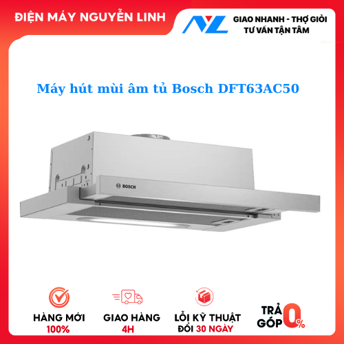Máy hút mùi âm tủ Bosch DFT63AC50
