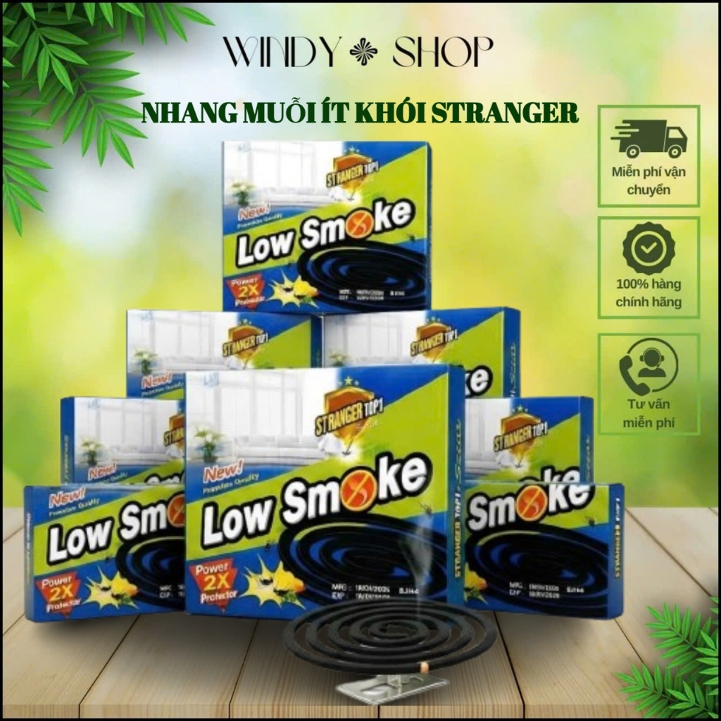 NHANG MUỖI (COMBO 5 HỘP/ 10 HỘP/20 HỘP) NHANG MUỖI STRANGER CÔNG NGHỆ ÍT KHÓI VIỆT NAM (HỘP 10 KHOAN