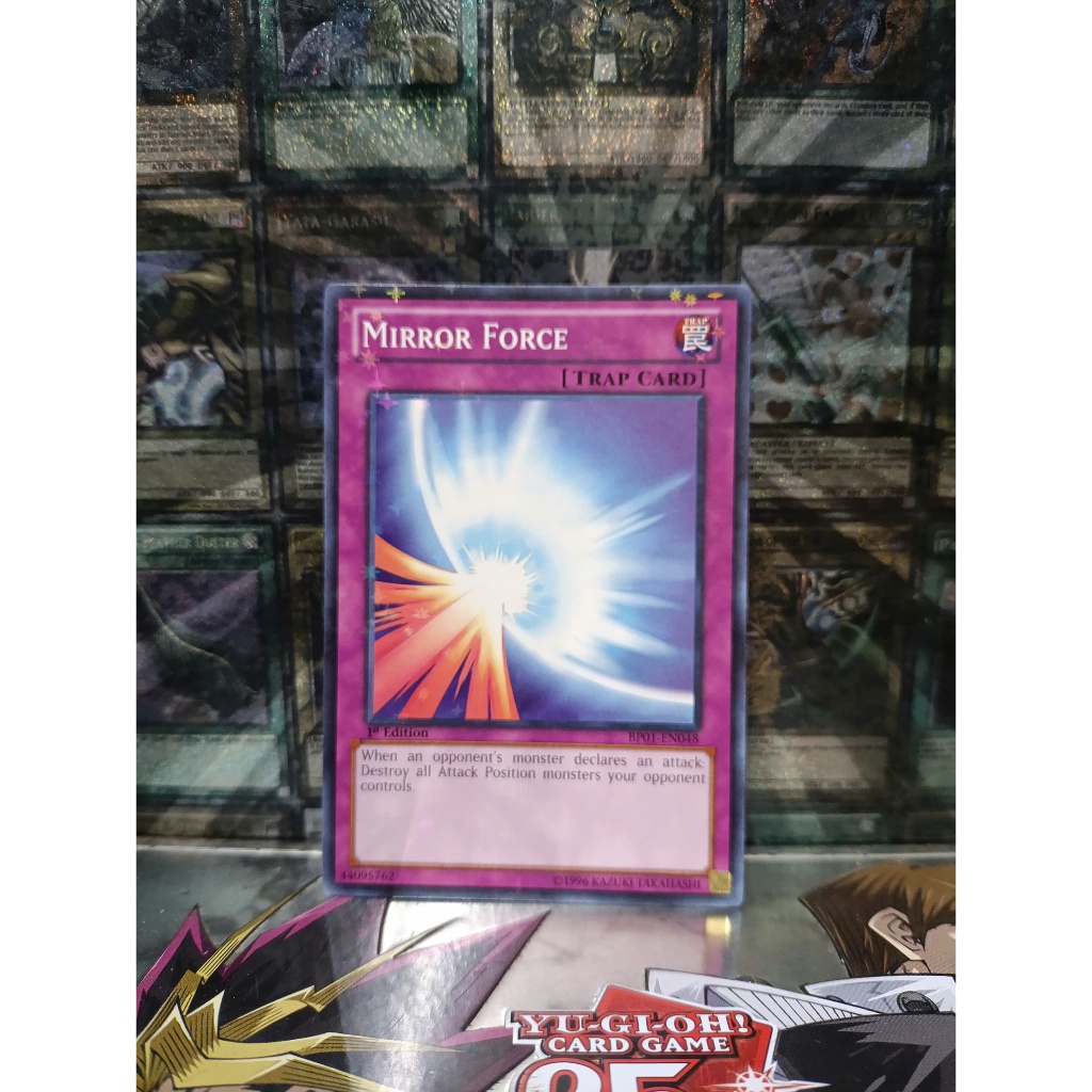 [ Đỗ Lạc Yugioh ] Thẻ Bài Mint90 Yugioh T.rap Mirror Force (Starfoil)