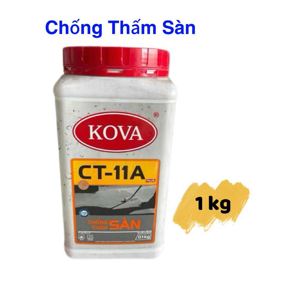 Chống Thấm KOVA - CT11A dùng để chống thấm sàn, mái nhà, sân thượng & máng xối nước