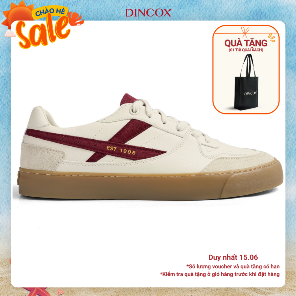 Giày Sneaker Nam Nữ DC39 BERRY SODA DINCOX Shoes Đế Bằng - Microfiber Leather