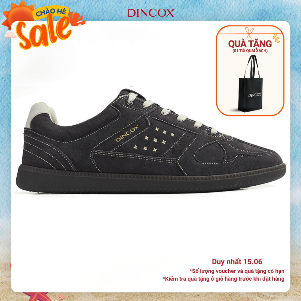 [NEW ARRIVAL] Giày Sneaker Nam Da Suede Cao Cấp Dincox Shoes DC50 MAGNET