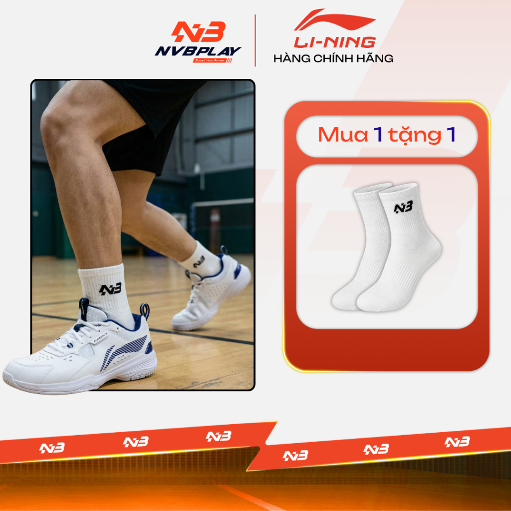 Giày Thể Thao Li-Ning P-AYTT001-3 - Thiết Kế Mũi Giày Chống Va Chạm, Chống Lật - HÀng Chính Hãng