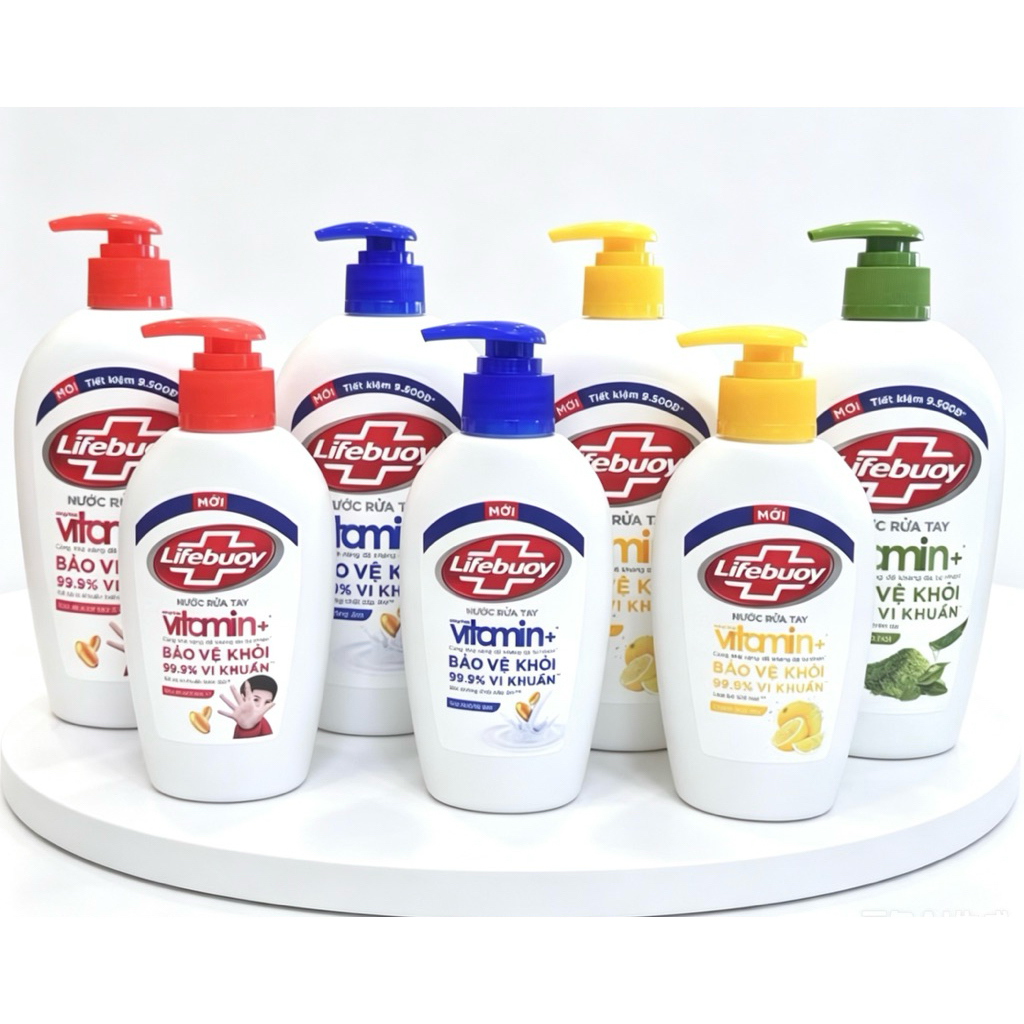 Nước Rửa Tay Lifebuoy 450g-180g