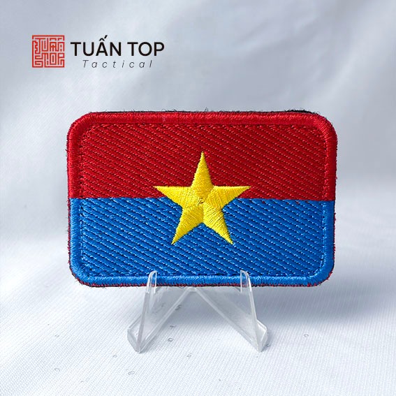 Patch Cờ Mặt trận DTGPMN Việt Nam - Patch dán Velcro - TUẤN TOP SHOP