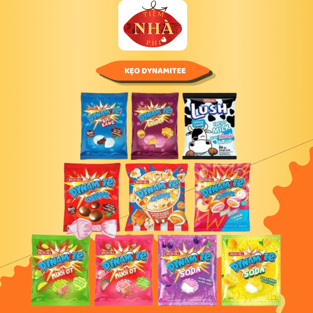 Kẹo Dynamite Muối Ớt (Xoài Xanh/ Ổi Hồng) gói 96g