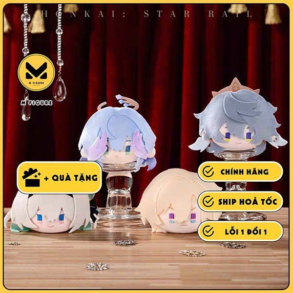 BÔNG Robin - Firefly - Sunday - Aventurine - Honkai: Star Rail - Leather Keyholder Vol.2 (miHoYo) FI