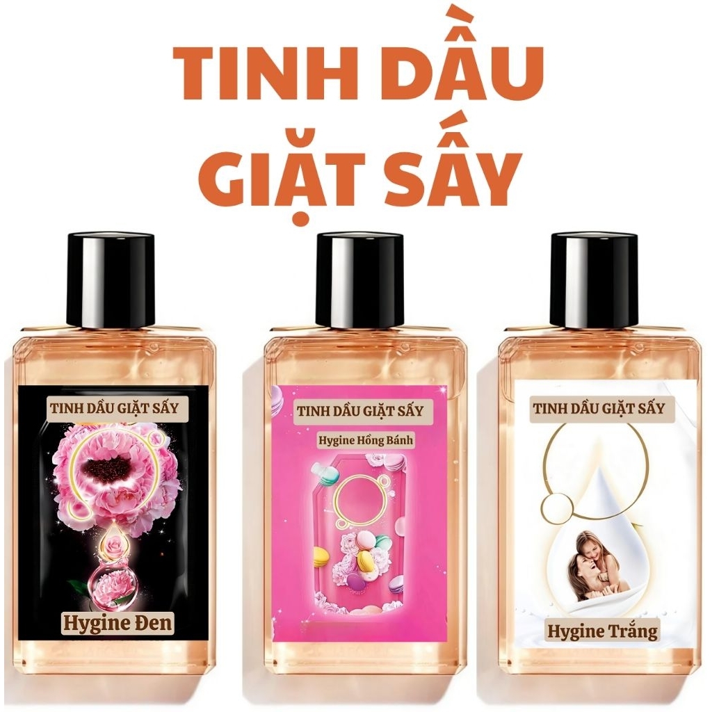 CHAI 100ML TINH DẦU GIẶT SẤY HYGINE NGUYÊN CHẤT LÀM XỊT THƠM QUẦN ÁO