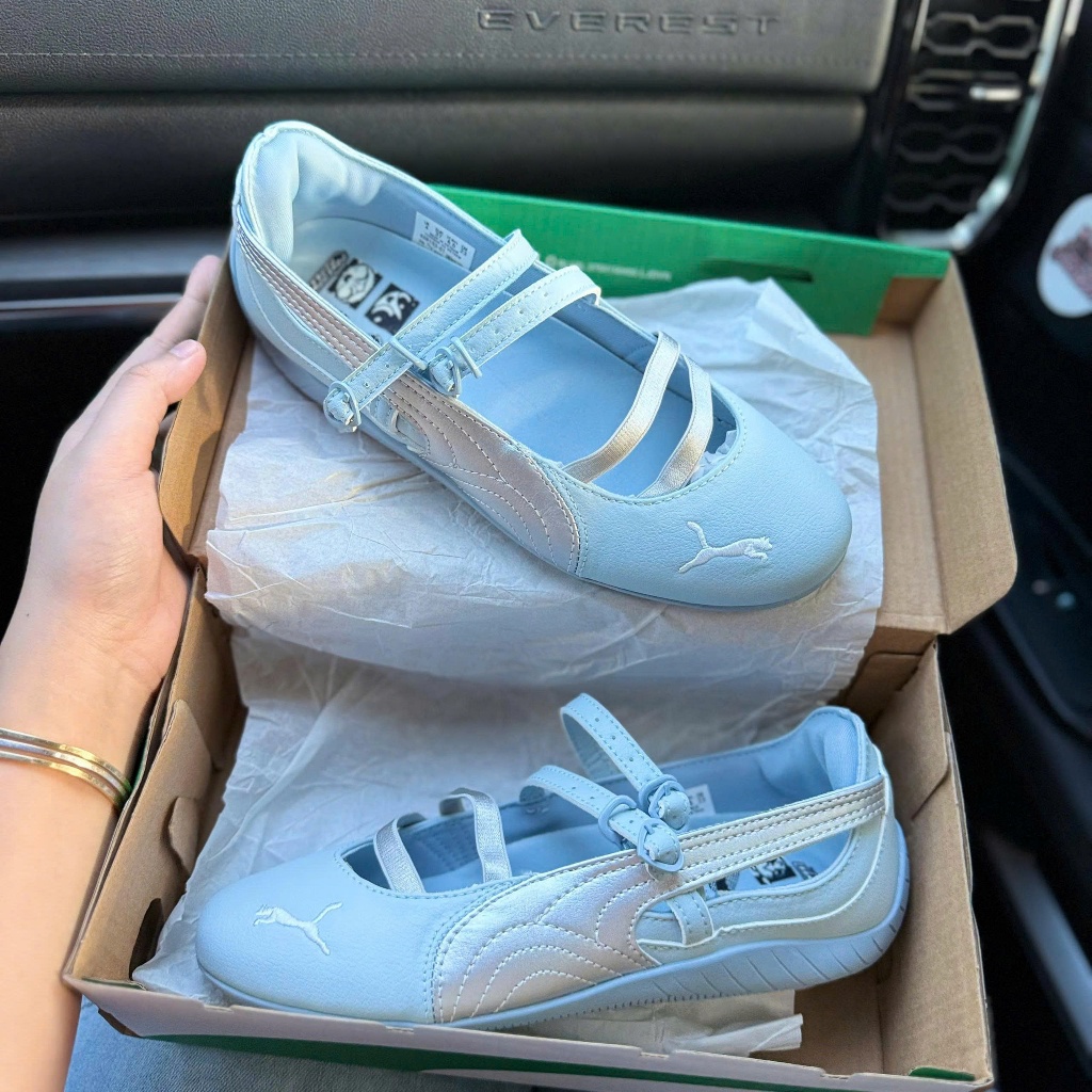 Giày thể thao Speedcat Ballet The Powerpuff Girls Silver Blue Wash