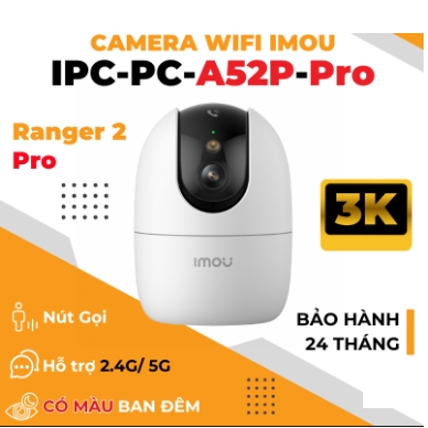 [PRO New] Camera Imou A32 / A52 Ranger Pro, Màu Ban Đêm, Xoay Trong Nhà, Đàm Thoại 2 Chiều
