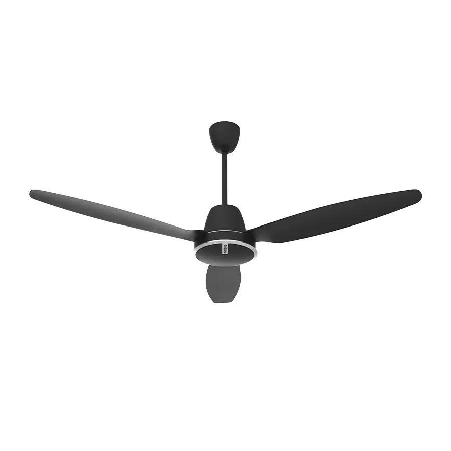 Quạt trần 3 cánh nhựa, động cơ BLDC Nanoco , NCF6031-K (Đen – ti 43cm) / NCF6031-KS (Đen –  ti 33cm)
