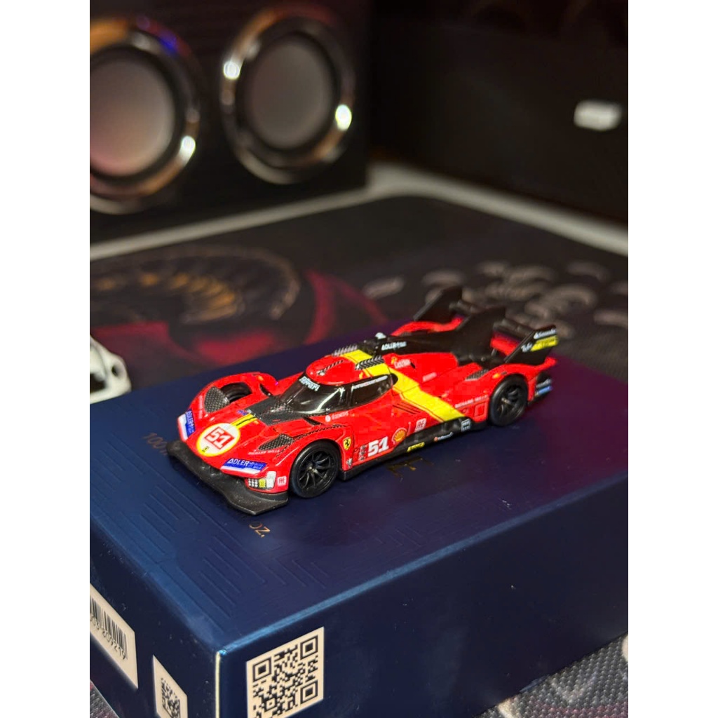 [HÀNG LOOSE] Xe mô hình đồ chơi HOT WHEELS PREMIUM FERRARI 499P - CIRCUIT LEGEND (Loose cực đẹp)