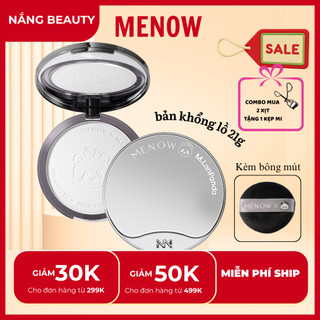 [SHOPEE TRỢ GIÁ] Phấn Phủ Menow Panda 21g – Kiềm Dầu, Mịn Da, Thiết Kế Gấu Trúc Dễ Thương