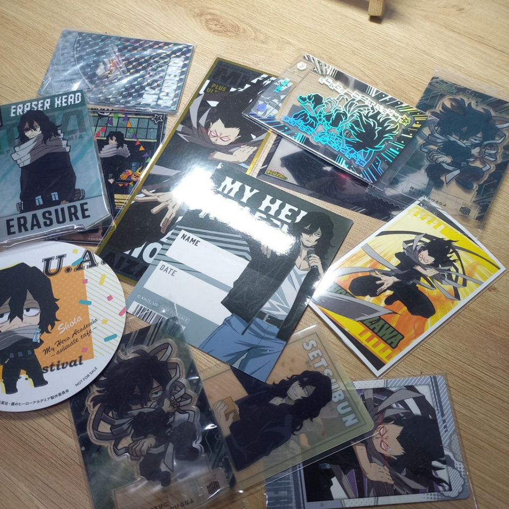 card, gương aizawa my hero academia
