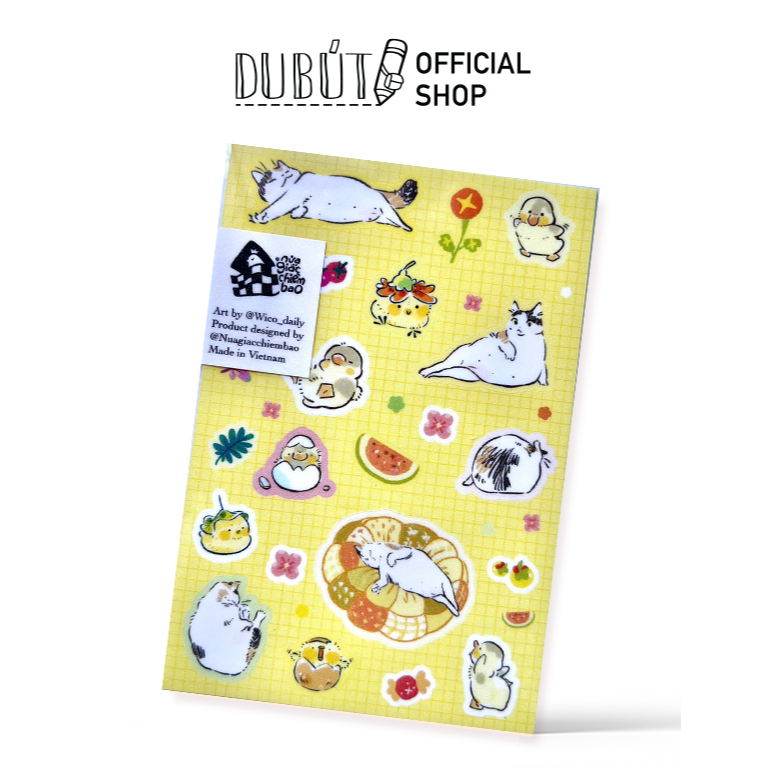 Sticker - Pet's time A6 (Lê Thư)