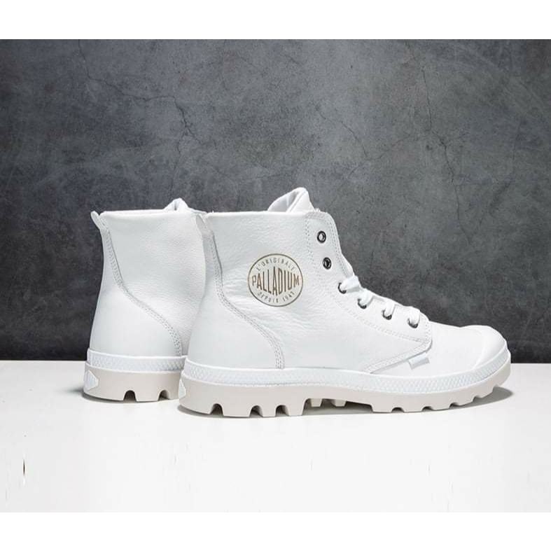 [FULLBOX] [ Chính Hãng ] PALLADIUM - Giày Boots Da Bò Thật Cổ Cao Đế Giày Bám Đường Chống Trơn Trượt