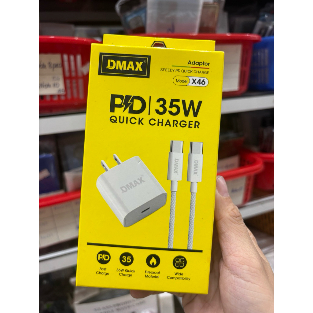 ⚡️ SẠC NHANH DMAX X46 PD 35W – SẠC NHANH, AN TOÀN, TIỆN LỢI ⚡️
