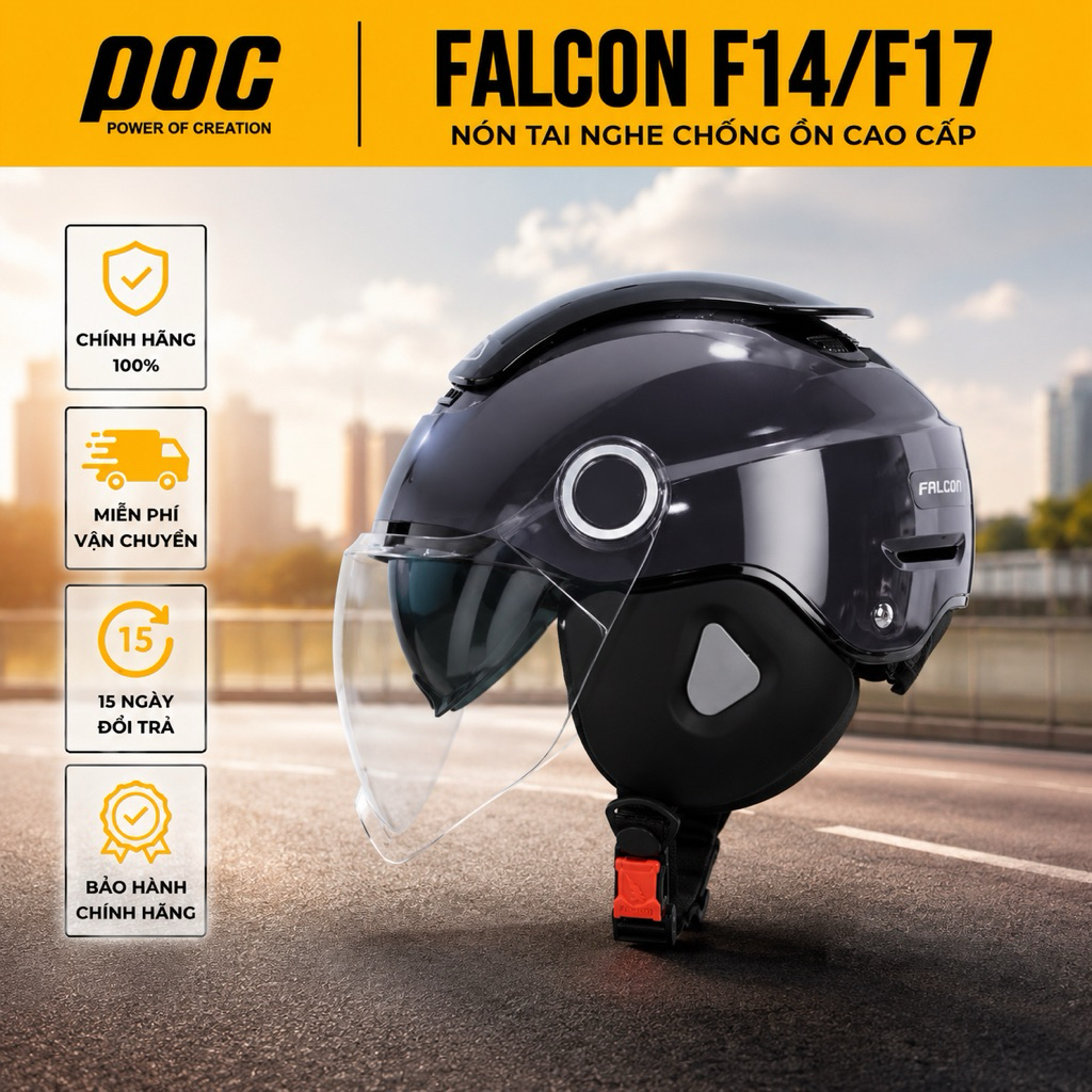 Ốp Tai Falcon F14 Bee F17 | Phụ Kiện Chính Hãng