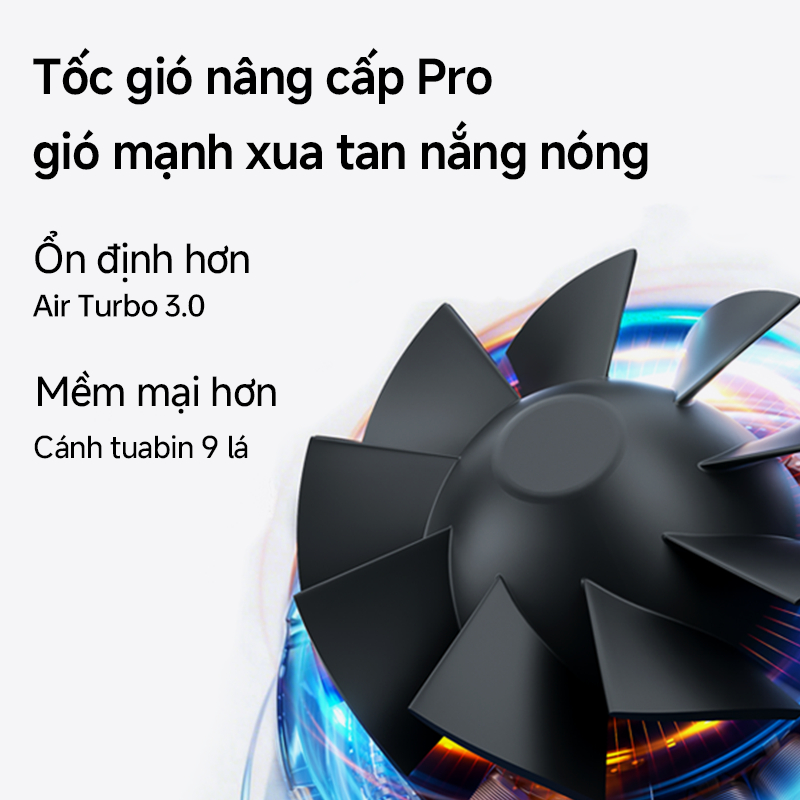 Quạt cầm tay JisuLife Pro1S siêu gọn nhẹ, gió mạnh, pin bền, điều chỉnh 100 mức, màn hình LED, sạc tiện lợi, dễ mang đi | BigBuy360 - bigbuy360.vn