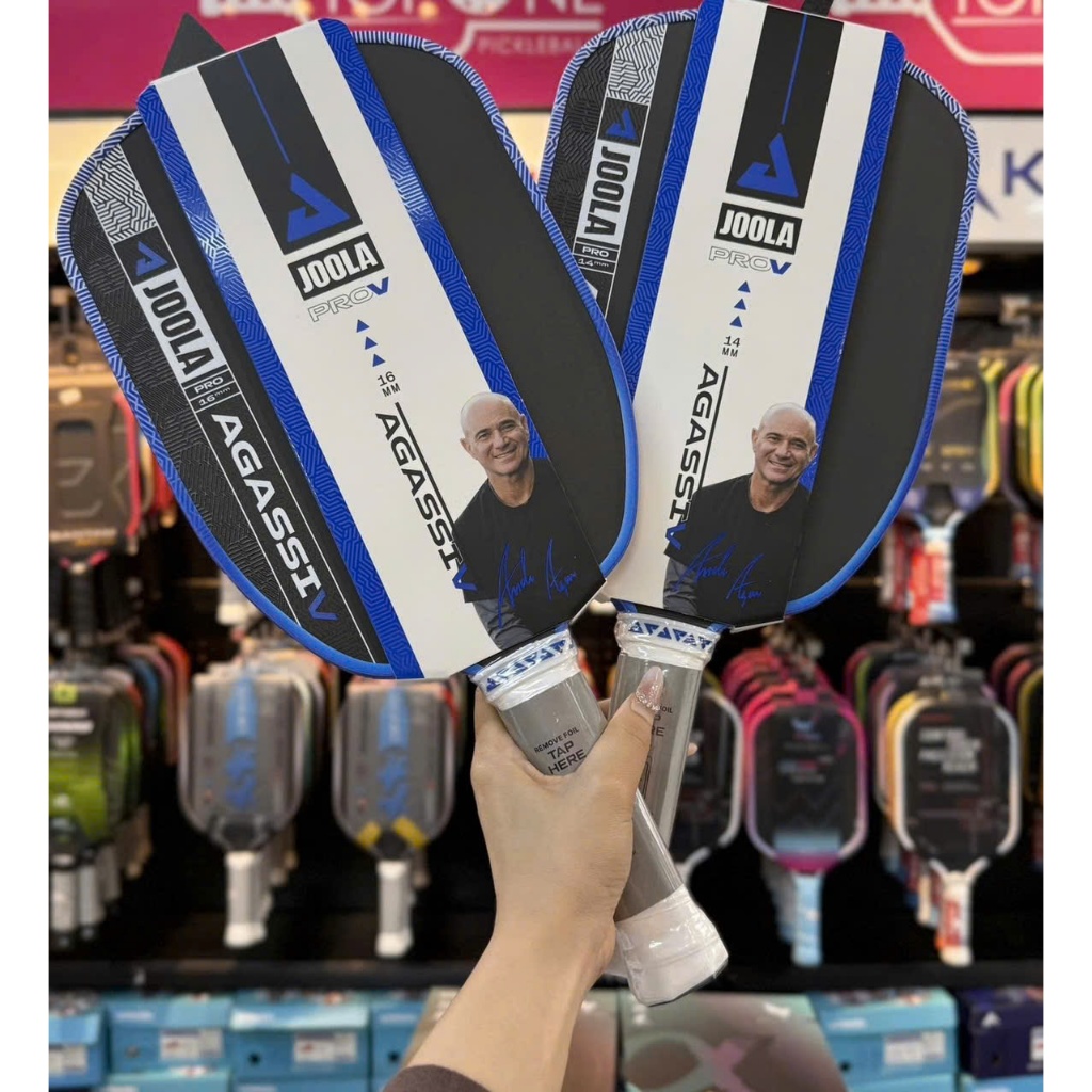 Vợt Pickleball Joola Agassi Pro V 16mm - Royal Blue (Andre Agassi) - Vợt Joola Gen 5