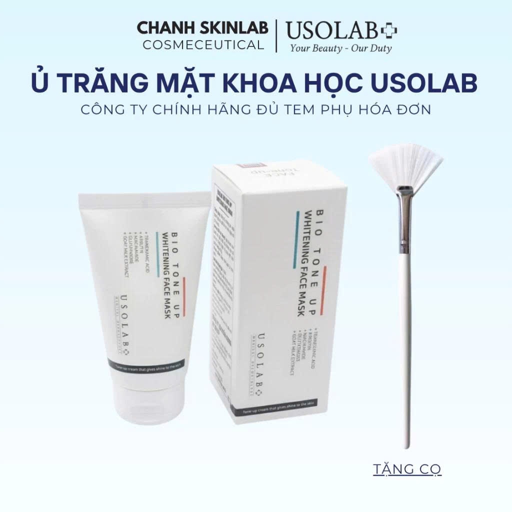 [DEAL MỞ BÁN] Kem Ủ Trắng Mặt Usolab Bio Tone Up Whitening Face Mask CHANH COSMETICS