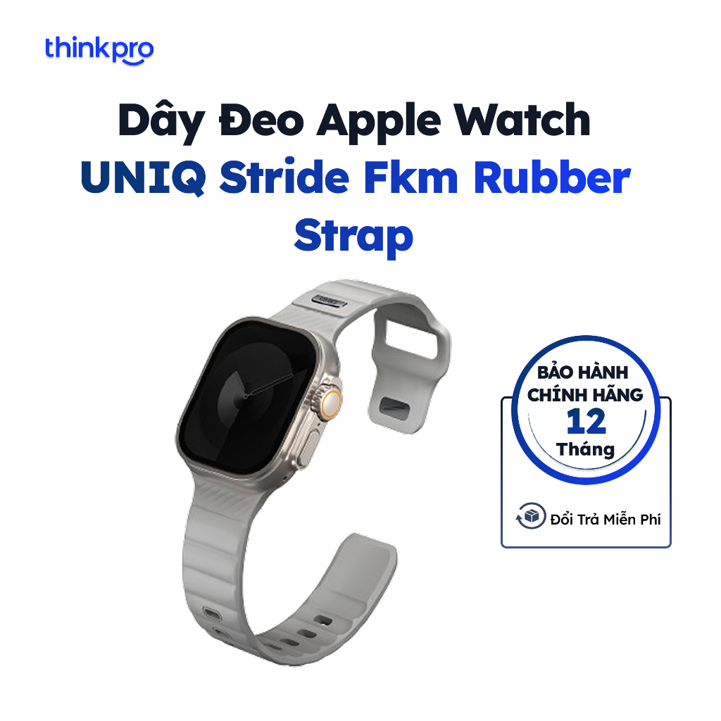 Dây đeo UNIQ Stride FKM Rubber Strap cho Apple Watch chống nước thể thao