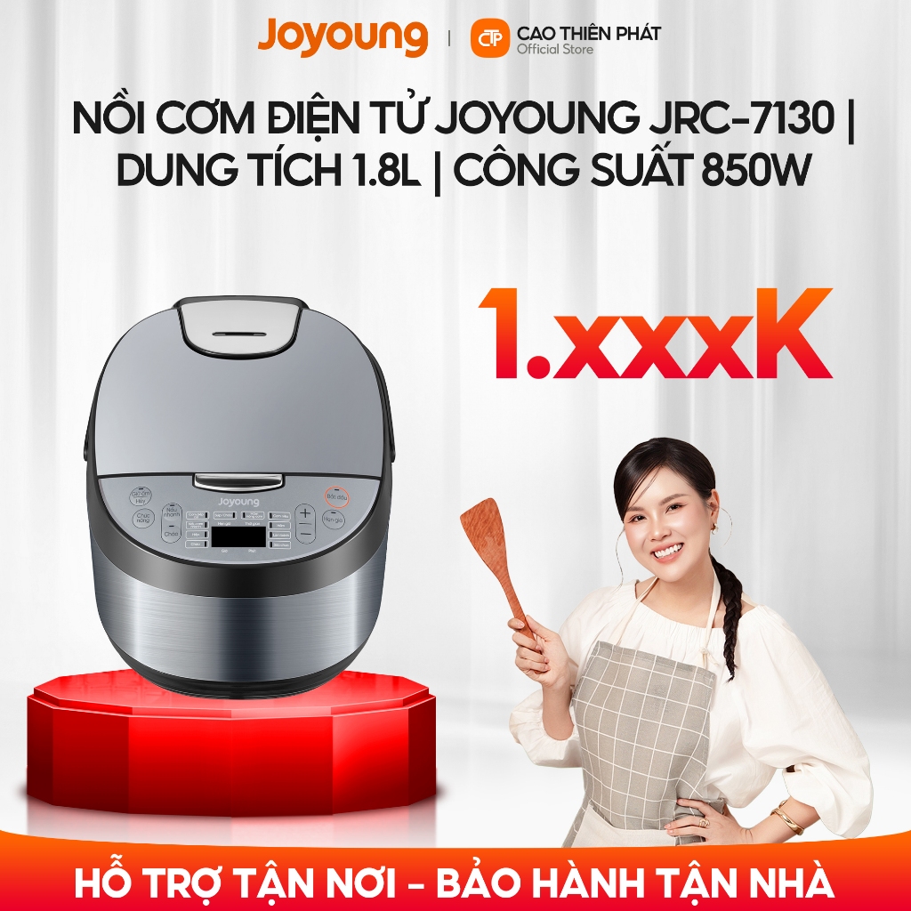 Nồi Cơm Điện Tử Joyoung JRC-7130 | Dung Tích 1.8L | Công Suất 850W