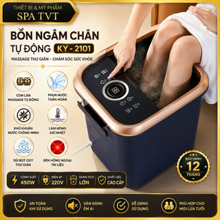 BỒN NGÂM CHÂN KY2206 KY2101 CAO CẤP, MASSAGE CON LĂN TỰ ĐỘNG, PHUN NƯỚC, LÀM NÓNG, KHỬ KHUẨN