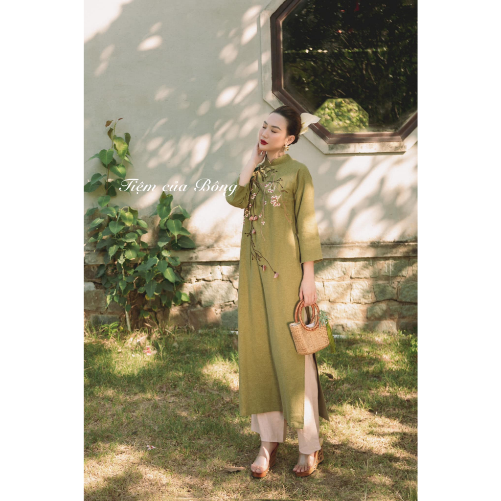 Áo dài linen An Hà - Tiệm của Bông