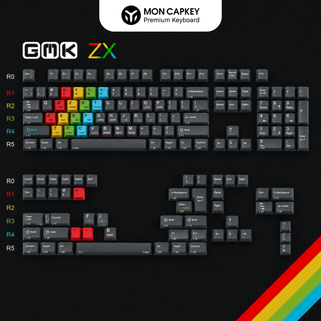 Bộ keycap GMK ZX cao cấp