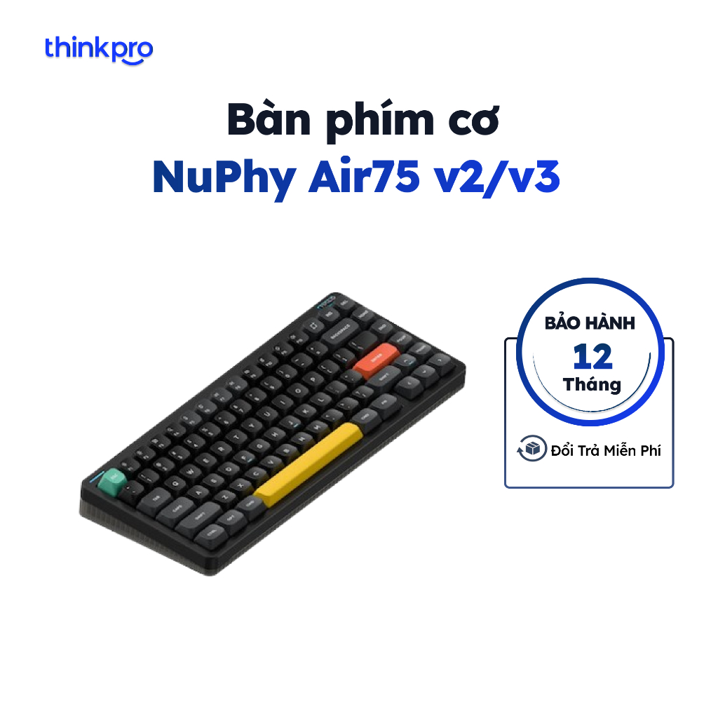 [CHÍNH HÃNG] Bàn phím cơ Nuphy Halo75 v2/v3