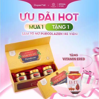Sâm Tố Nữ Puecolazen Kohinoor 45 viên