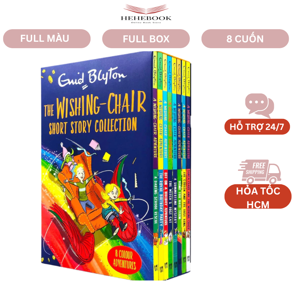 Sách Enid Blyton The Wishing Chair Short Story Collection 8 cuốn full box