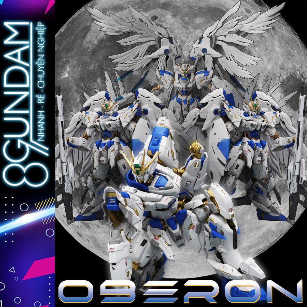 [CÓ SẴN] Mô Hình Lắp Ráp 1/100 Mecha OBERON 3.0 (tặng kèm base + decal nước)